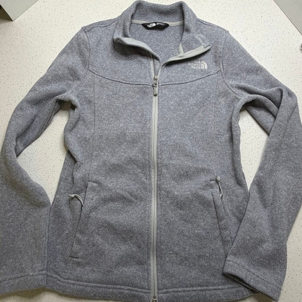 The North Face Full Zip Fleece Women's Jacket Gray Size Small